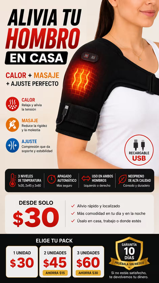 Hombrera Termica Recargable Unisex